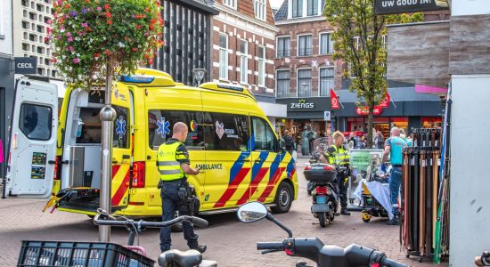 Scootterrijder gewond na val in Sneek