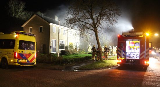 Woning door brand verwoest in Koudum